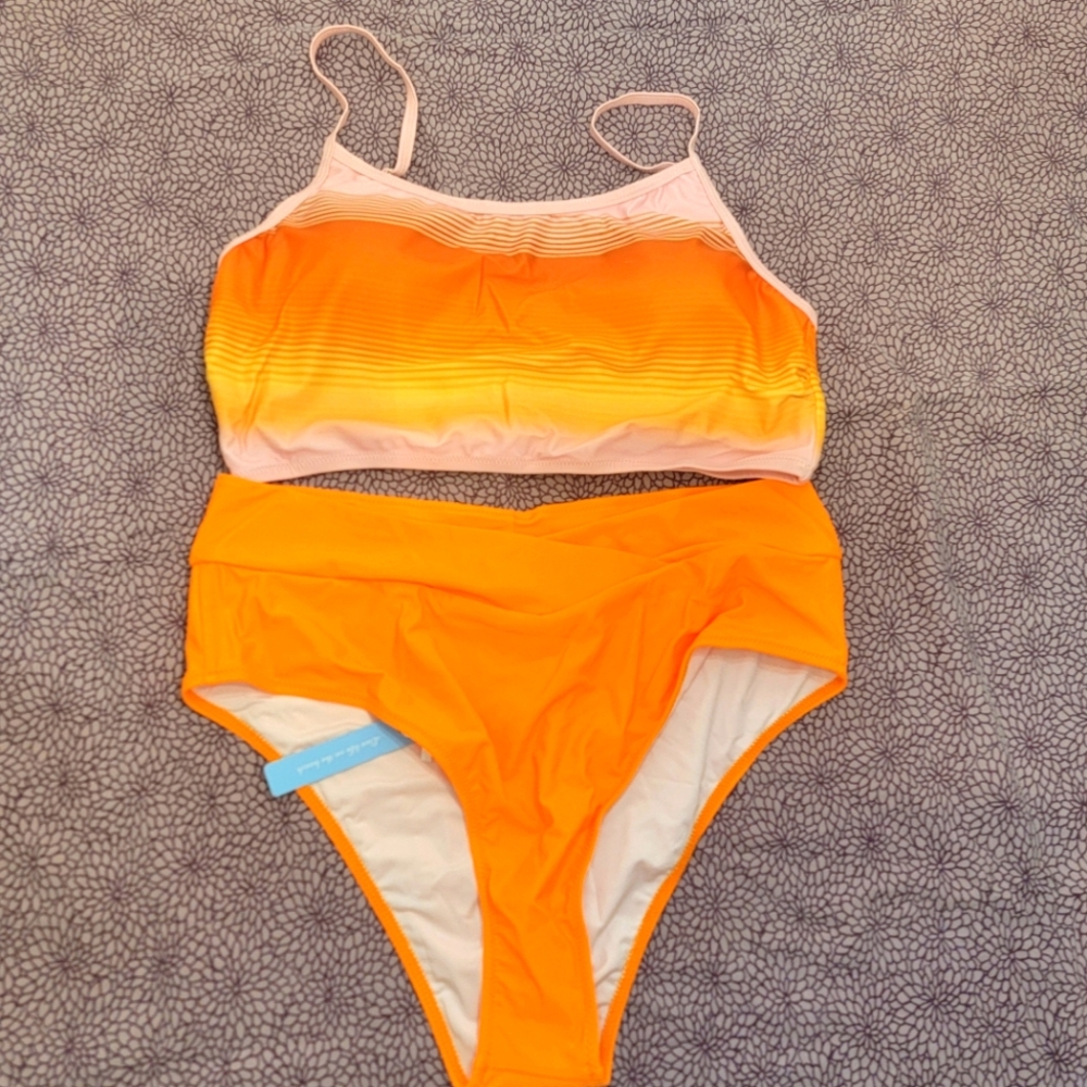 Multi Color, Two-Piece Swimsuit